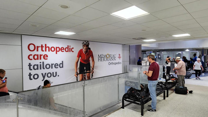 Static Banner (8703), Houston Bush Intercontinental Airport Terminal C, Houston