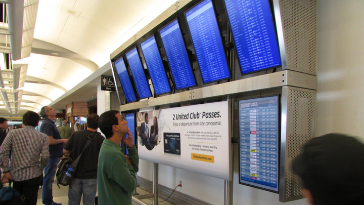 Static Banner Package (5735-5740), Houston Bush Intercontinental Airport Terminal C, Houston
