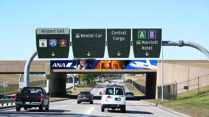 Static Exterior (0702), Houston Bush Intercontinental Airport Terminals A and B, Houston