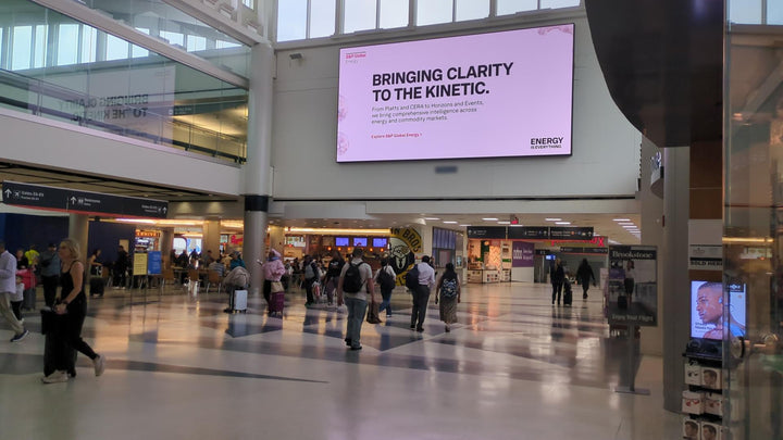 Digital Spectacular Network, Houston Bush Intercontinental Airport Terminals A, C and E, Houston
