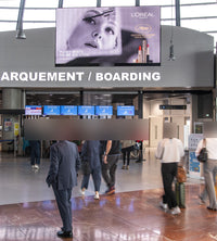 Iconic Digital Departures Pack, 6 XXL Screens at Nice, Marseille, Lyon and Toulouse Airports