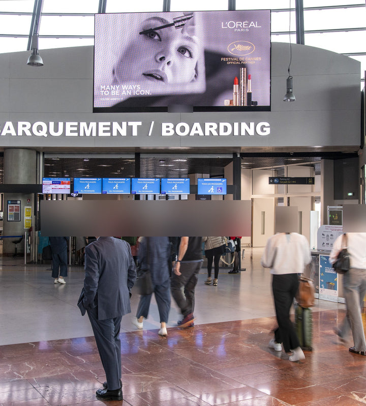 Iconic Digital Departures Pack, 6 XXL Screens at Nice, Marseille, Lyon and Toulouse Airports