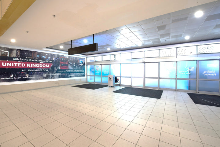 International Arrivals Bussing Gate Entrance Package, O.R. Tambo International Airport, Johannesburg