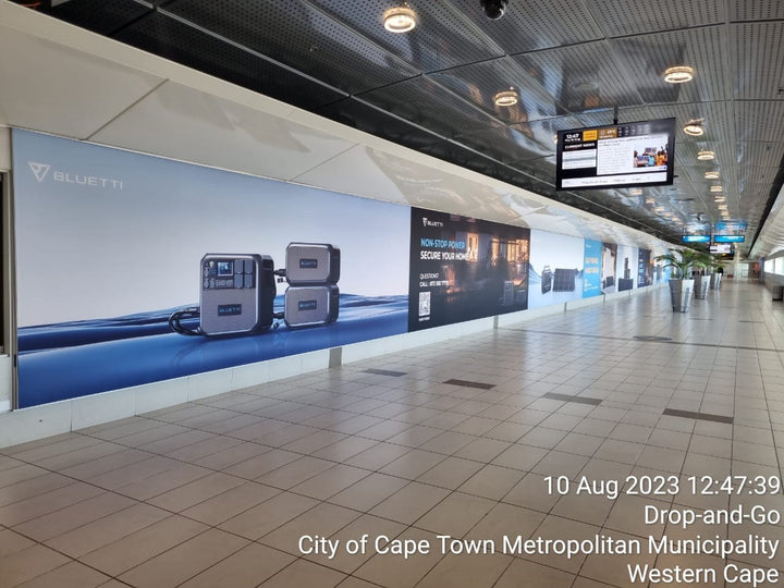 International Arrivals Corridor Wall, Cape Town International Airport