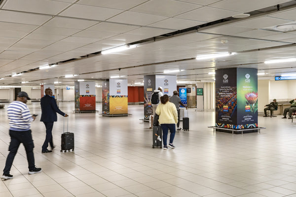 International Arrivals Customs Area Pillars, O.R. Tambo International Airport, Johannesburg — image 2