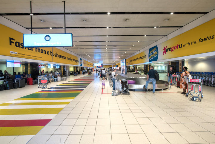 International Arrivals Panoramic Baggage Bulkhead, O.R. Tambo International Airport, Johannesburg