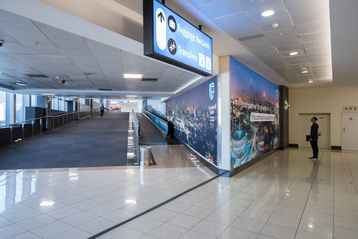 International Arrivals Ramped Wall Site Package, O.R. Tambo International Airport, Johannesburg