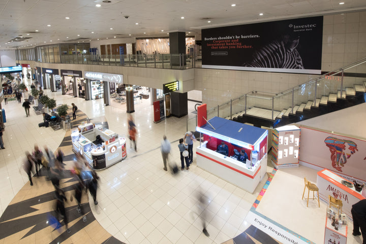 International Departures Business Lounge Wall Site, O.R. Tambo International Airport, Johannesburg