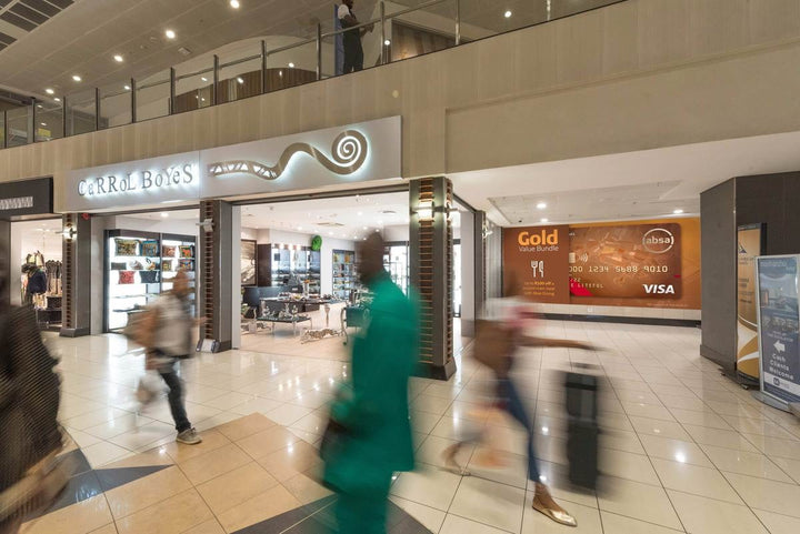 International Departures Wall Site near the Lounge Escalators, O.R. Tambo International Airport, Johannesburg