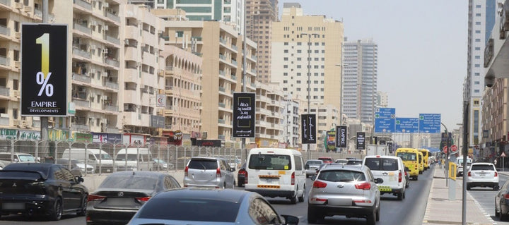 Ittihad & Wahda Street Lampposts - Circuit 6, Sharjah