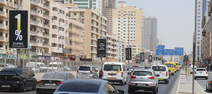 Ittihad & Wahda Street Lampposts - Circuit 6, Sharjah