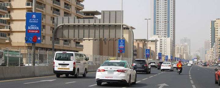 Ittihad & Wahda Street Lampposts - Circuit 8, Sharjah