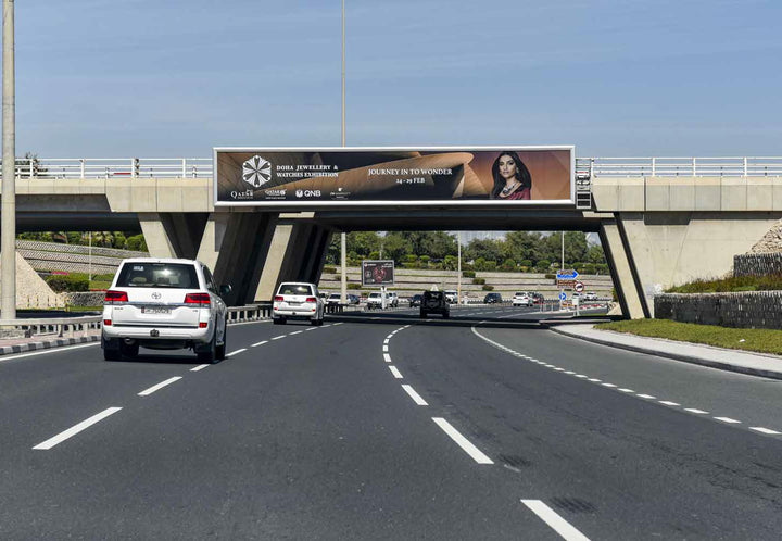 Khalifa Bridge Banner, Doha