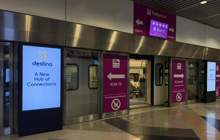 KLIA Ekspres and KLIA Transit Station Digital Totems, Kuala Lumpur