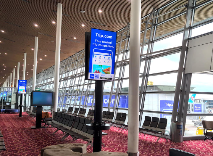 Gate Digital Screens and Charging Stations Network, KLIA Terminal 1, Kuala Lumpur