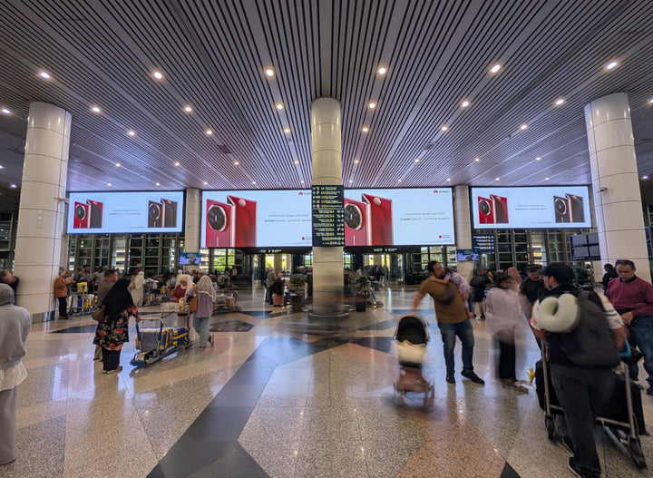 International Arrivals LED Spectacular, KLIA Terminal 1, Kuala Lumpur