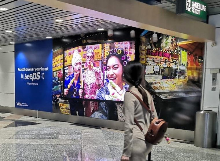 Arrivals Impact Icons, KLIA Terminal 1 International Arrivals, Kuala Lumpur