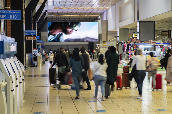 Large-Format Digital Screen, Domestic Departures Check-In, O.R. Tambo International Airport, Johannesburg — image 2