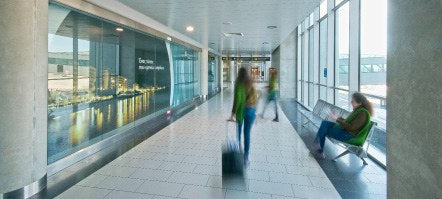 Glass Showcase 14, Arrivals, Larnaca Airport