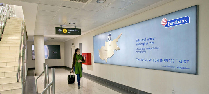 Seamless Display 53, Arrivals, Larnaca Airport