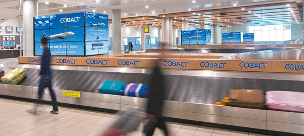 Baggage Belt Branding, 5 Carousels, Baggage Reclaim, Larnaca Airport