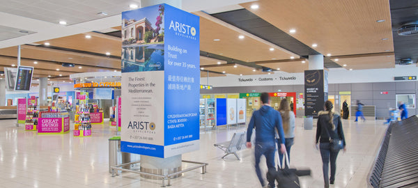 Column Wrap 23, Baggage Reclaim, Larnaca Airport