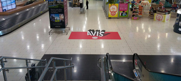 Floor Graphic 20, Baggage Reclaim, Larnaca Airport