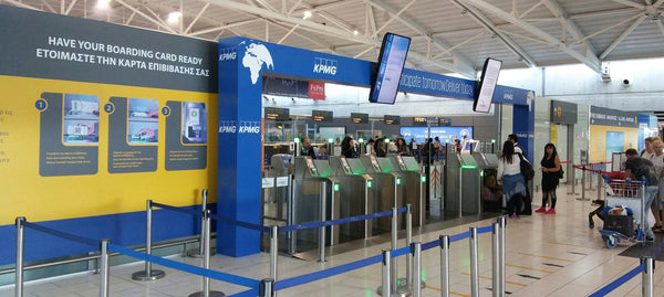 Digital Arch 33, Check-in Hall, Larnaca Airport