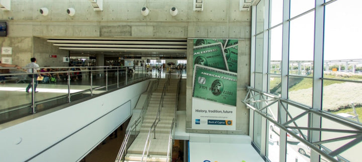 Mega Banner 4, Check-in Hall, Larnaca Airport