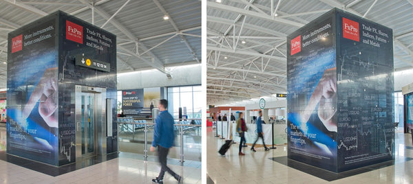 Elevator Branding 10, Departures Lounge, Larnaca Airport