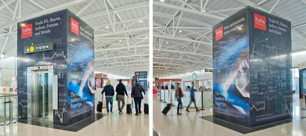 Elevator Branding 9, Departures Lounge, Larnaca Airport