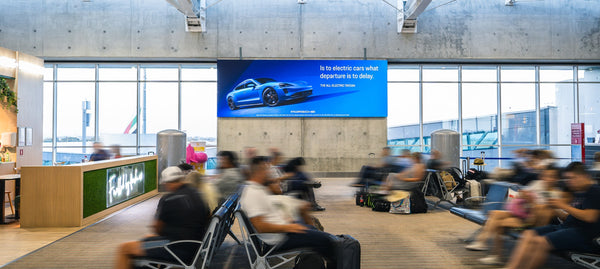 LED Screen Network, 6 Screens, Departures Lounge, Larnaca Airport