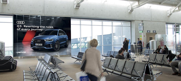 Mega Column Display 17, Departures Lounge, Larnaca Airport