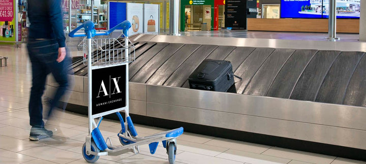 Luggage Trolley Branding, Larnaca Airport