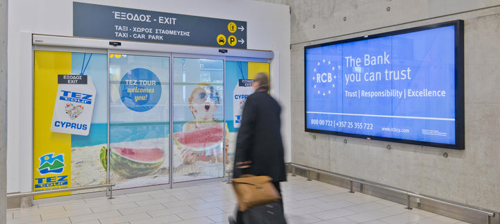 Seamless Display 7, Meet and Greet Hall, Larnaca Airport