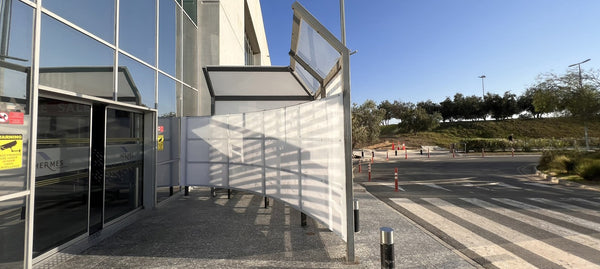 Bus Stop Branding 89, Outdoor, Larnaca Airport