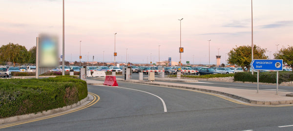 Four-Sided Scrolling Display 25, Outdoor, Larnaca Airport
