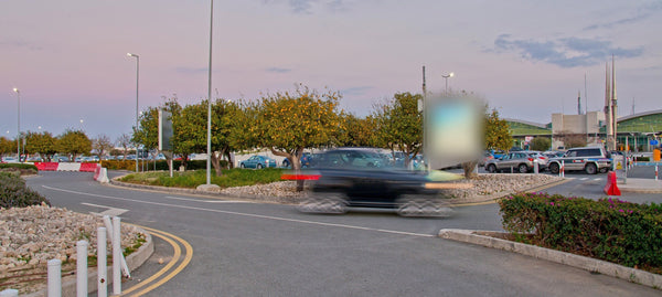 Four-Sided Scrolling Display 28, Outdoor, Larnaca Airport