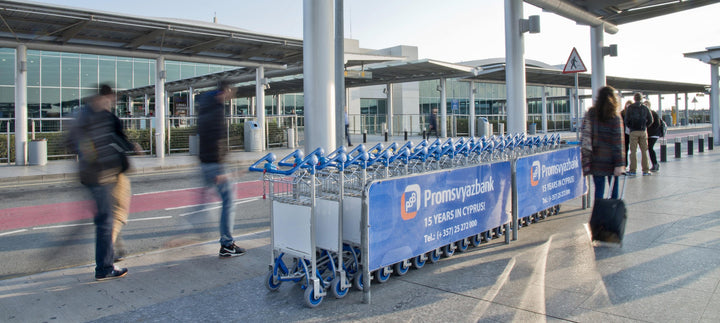 Trolley Corral Branding 59, Outdoor, Larnaca Airport