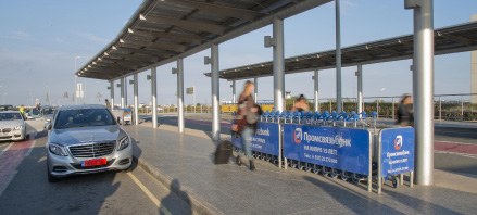 Trolley Corral Branding 83, Outdoor, Larnaca Airport — main view