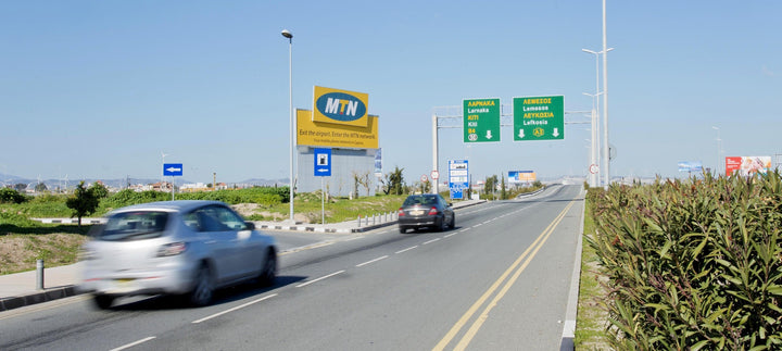 Twin Backlit Billboard 23, Outdoor, Larnaca Airport