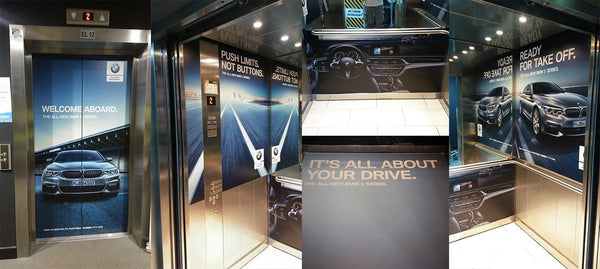 Elevator Branding 14, VIP Lounge, Larnaca Airport