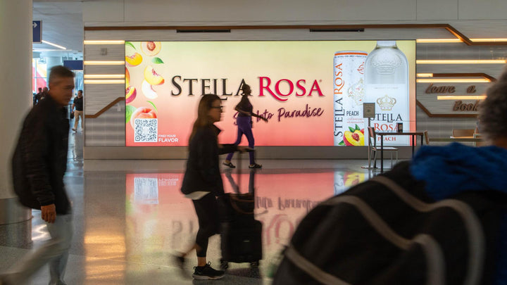 Backlit Banner (1824), LAX Terminal 1, Los Angeles