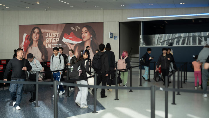 Pre-TSA Banner (1838), LAX Terminal 1, Los Angeles