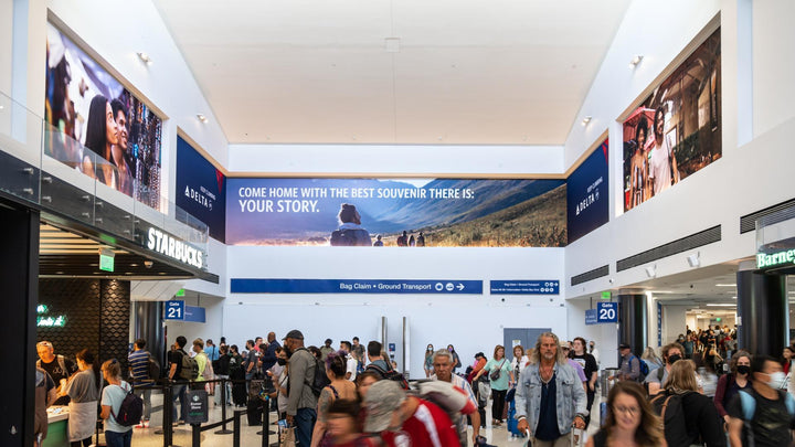 Terminal 2 Static Banners (2806), LAX, Los Angeles