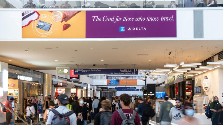 Overhead Banners (2807, 2808), LAX Terminal 2, Los Angeles