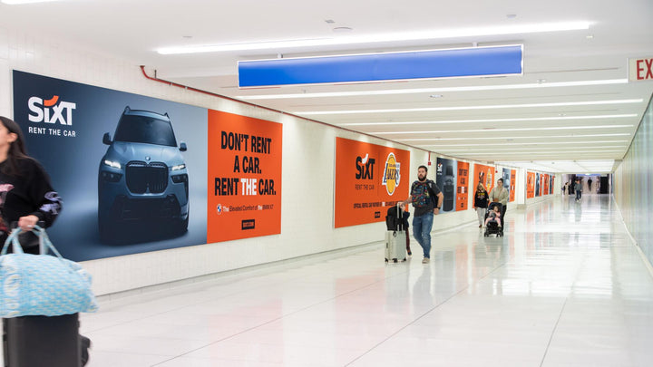 Arrivals Tunnel Domination (3808, 3832), LAX Terminal 3, Los Angeles