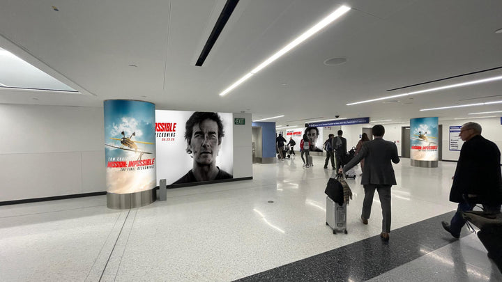 Passenger Tunnel Wraps (4703-4707), LAX Terminal 4, Los Angeles