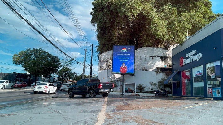Digital LED Panel (OOH), Av. Efigenio Salles (Drog. Bom Preco), Manaus, Brazil