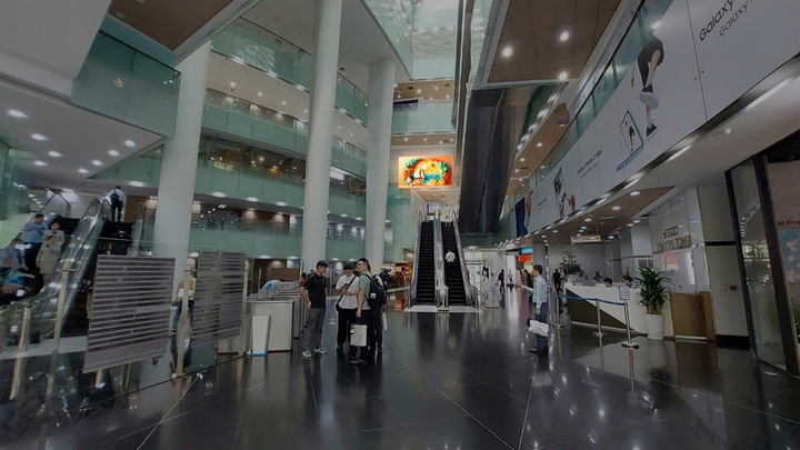 LED Screen, Escalator building Bitexco, district 1, Ho Chi Minh City